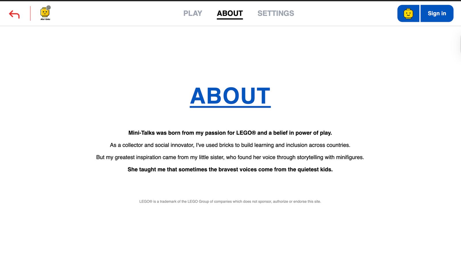 About Page