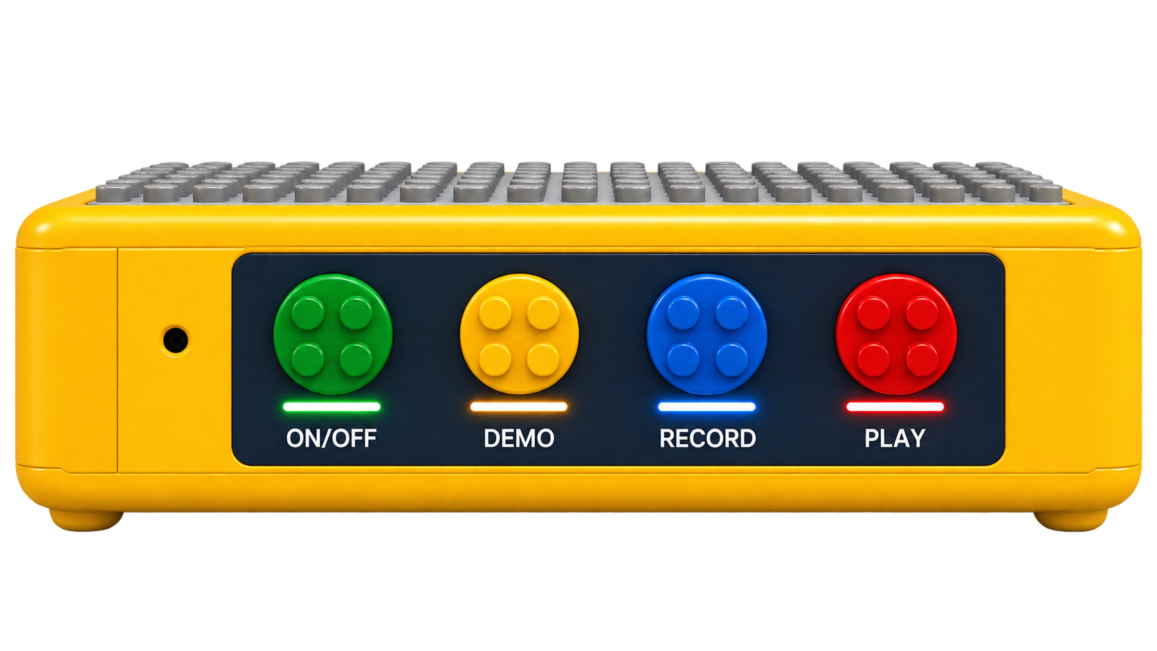 Power, demo, recording and playback panel